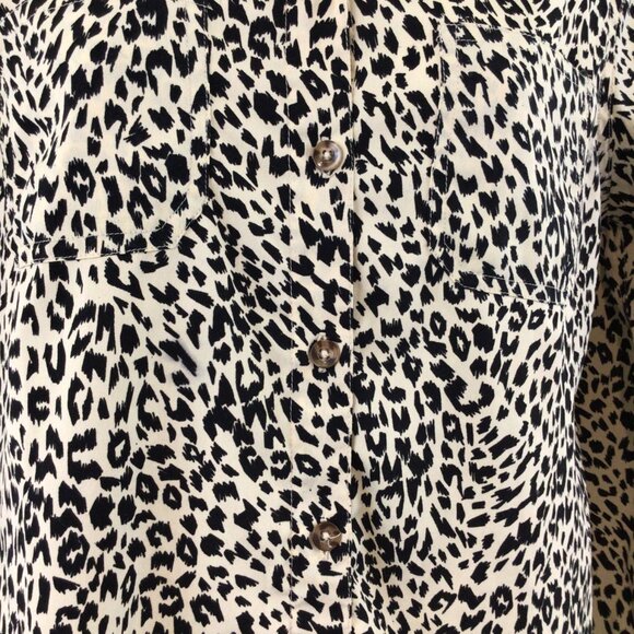 Volcom Leopard Print Button Down Shirt - Picture 4 of 9